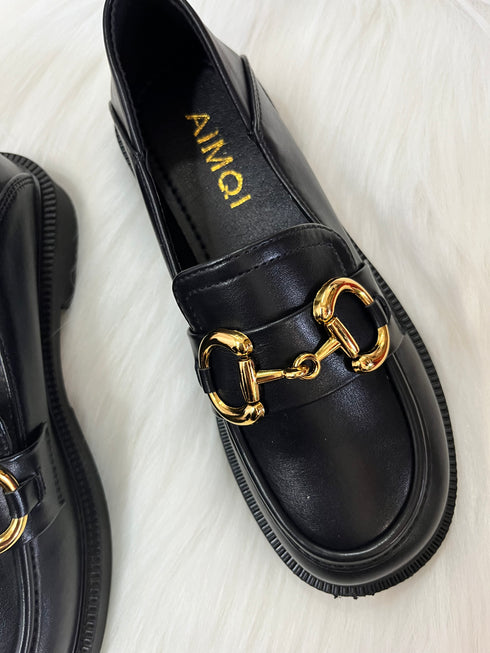 Round Toe Chunky Loafers